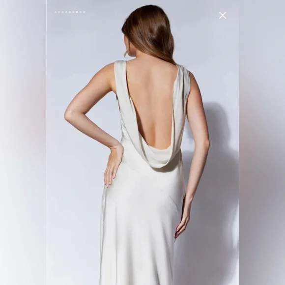 Meshki White Maxi Dress - Picture 7 of 16